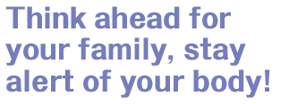 Caring for your family, living with a health condition！